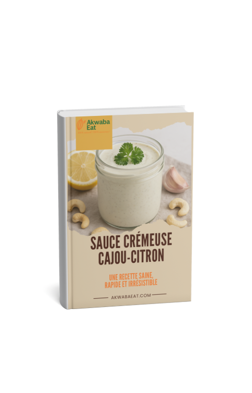 une sauce crémeuse cajou-citron.